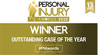 Personal Injury Awards 2020 Logo